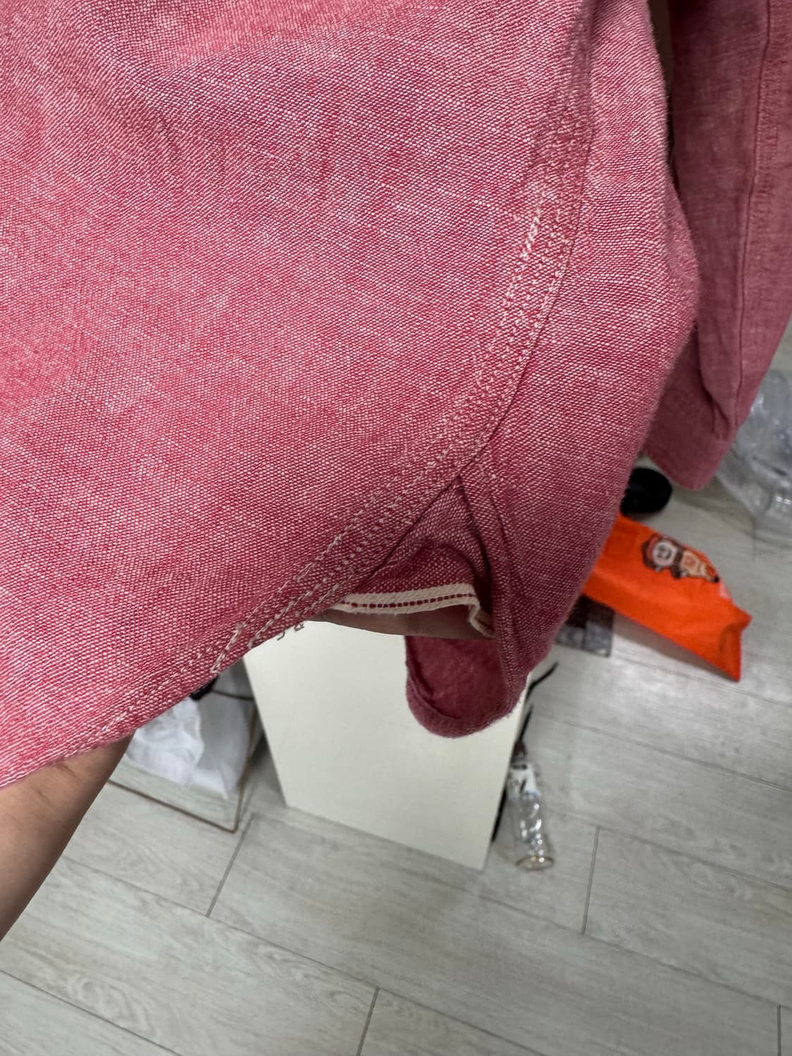 Rrl 코튼린넨 셀비지셔츠 xl 상품이미지4