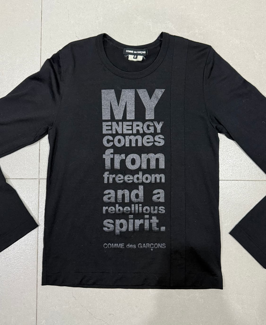 2014 꼼데가르송 자유와 혁명 정신 울 니트 스웨터 상품이미지2