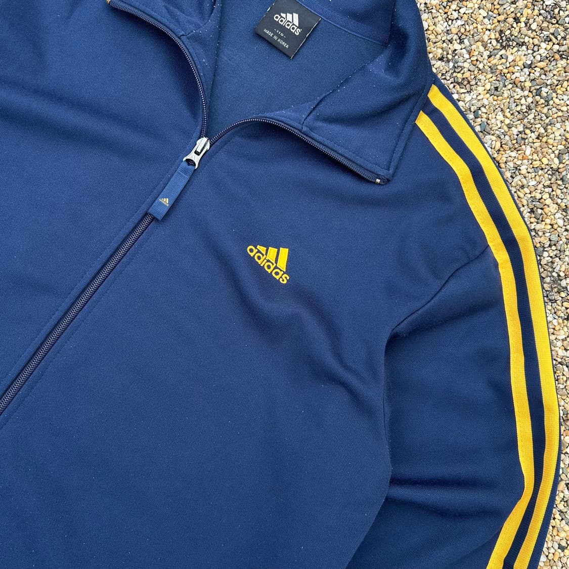 아디다스 네이비 삼선 로고 져지 상품이미지4