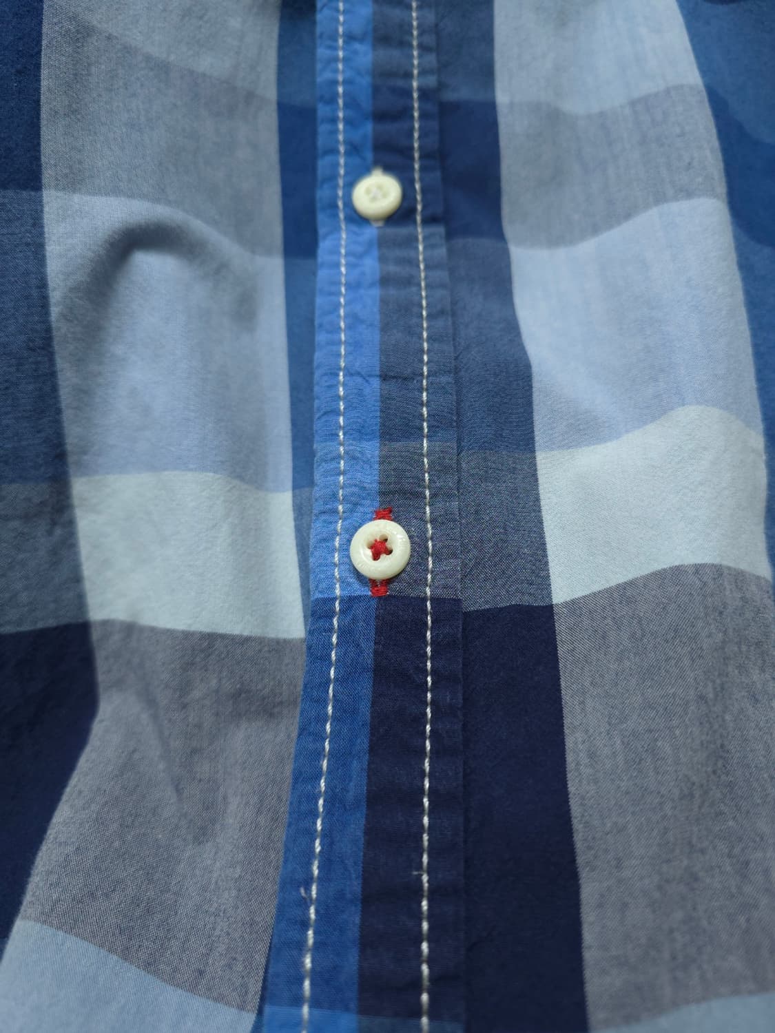 힐피거데님 면100 블루 체크셔츠 ( 남성 95 ) 상품이미지6