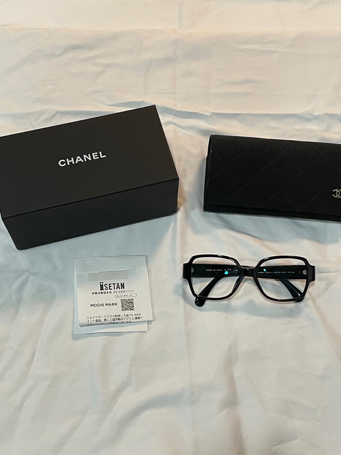 샤넬 하트참 스퀘어 안경 상품이미지1