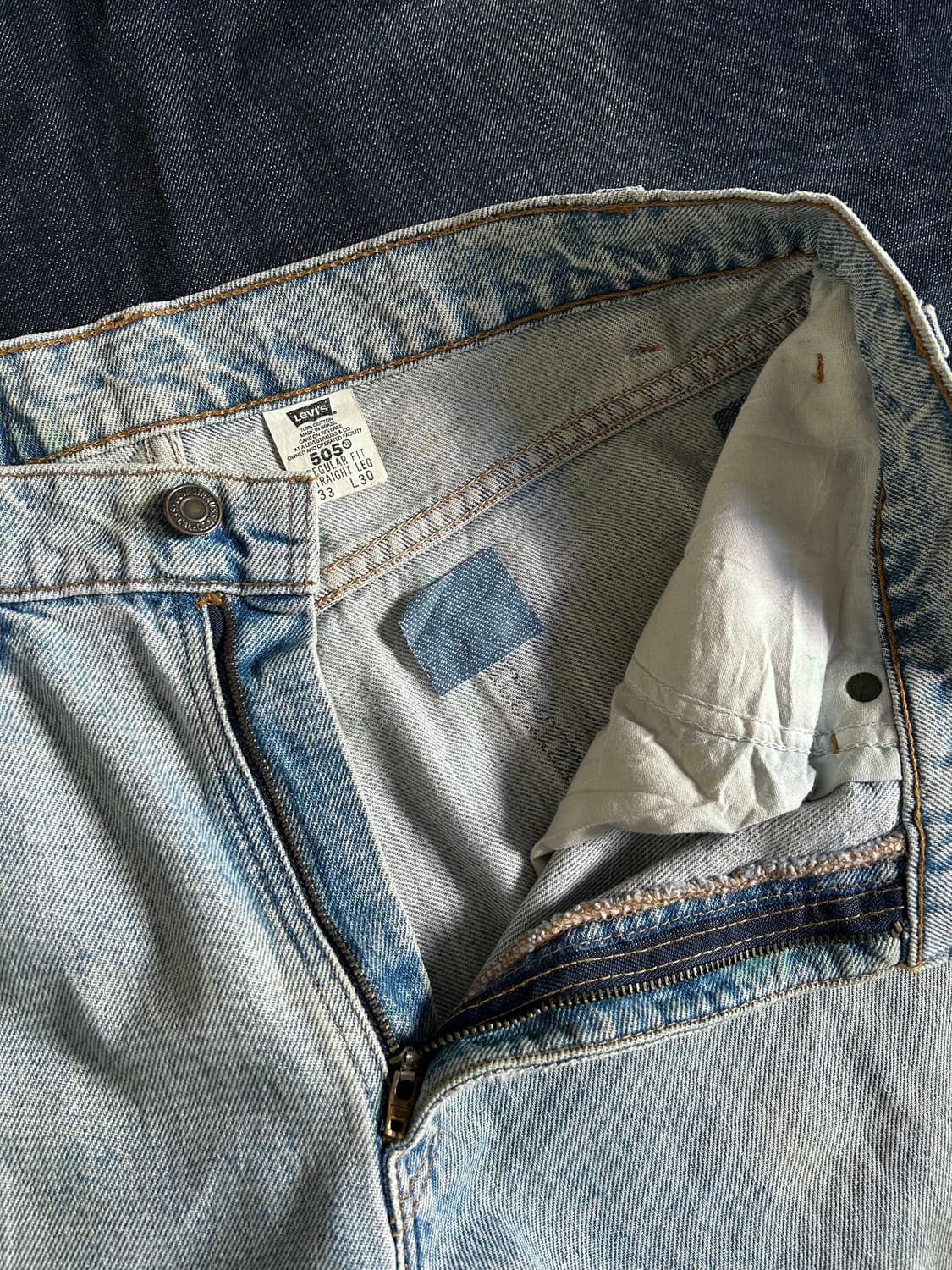 90s 리바이스 505 오렌지탭 Made in Brazil 상품이미지4