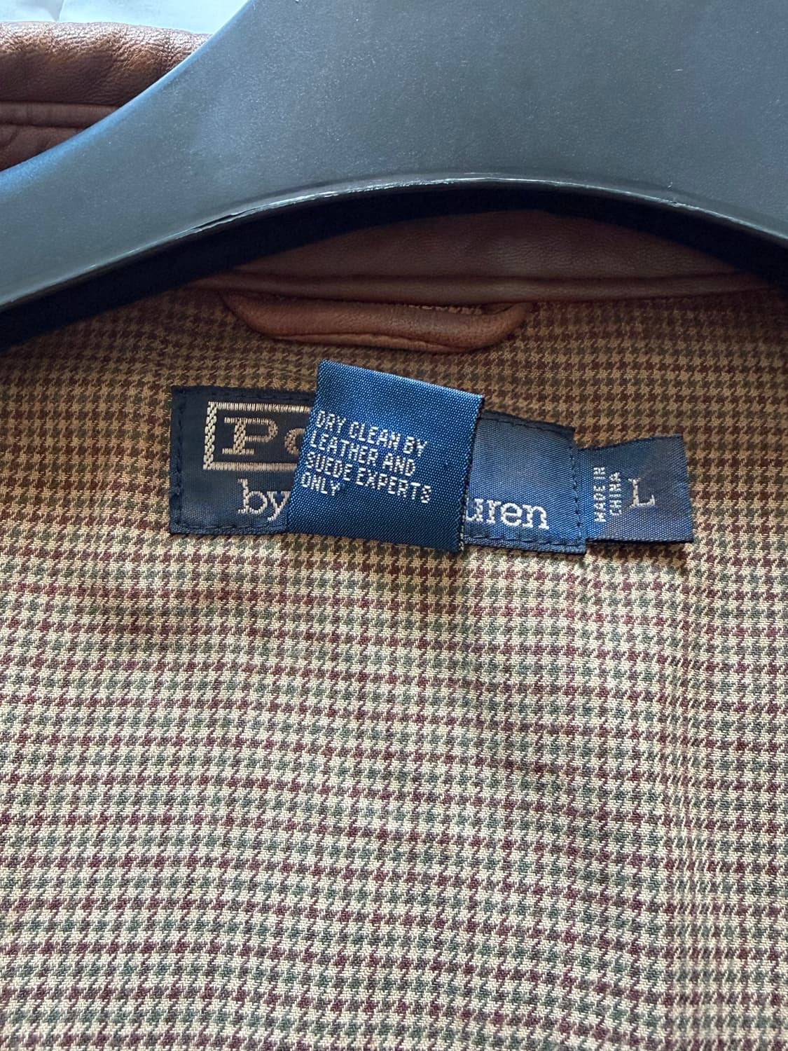 [L] 폴로 맥스웰 가죽 자켓 브라운 상품이미지9