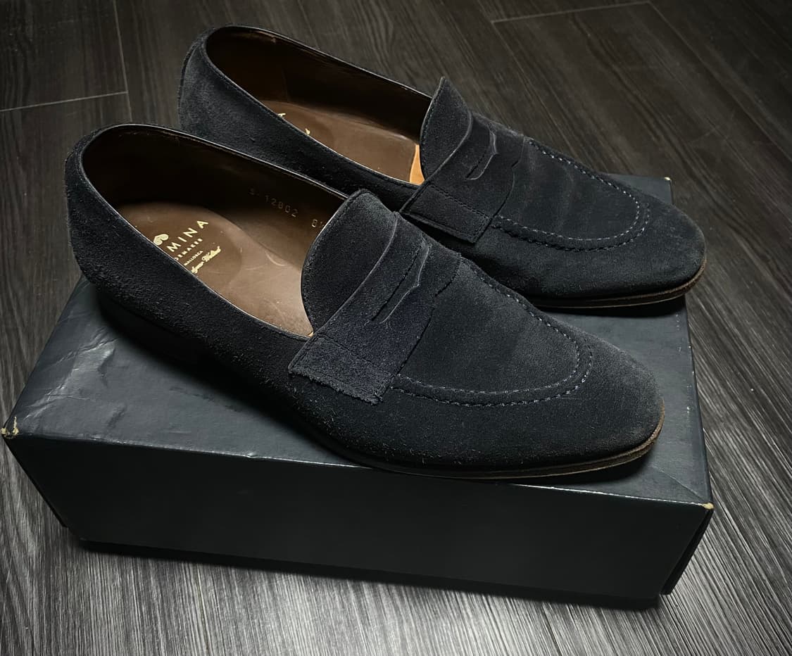 Carmina 카르미나 스웨이드 페니로퍼 80158 알든 265-270 상품이미지1