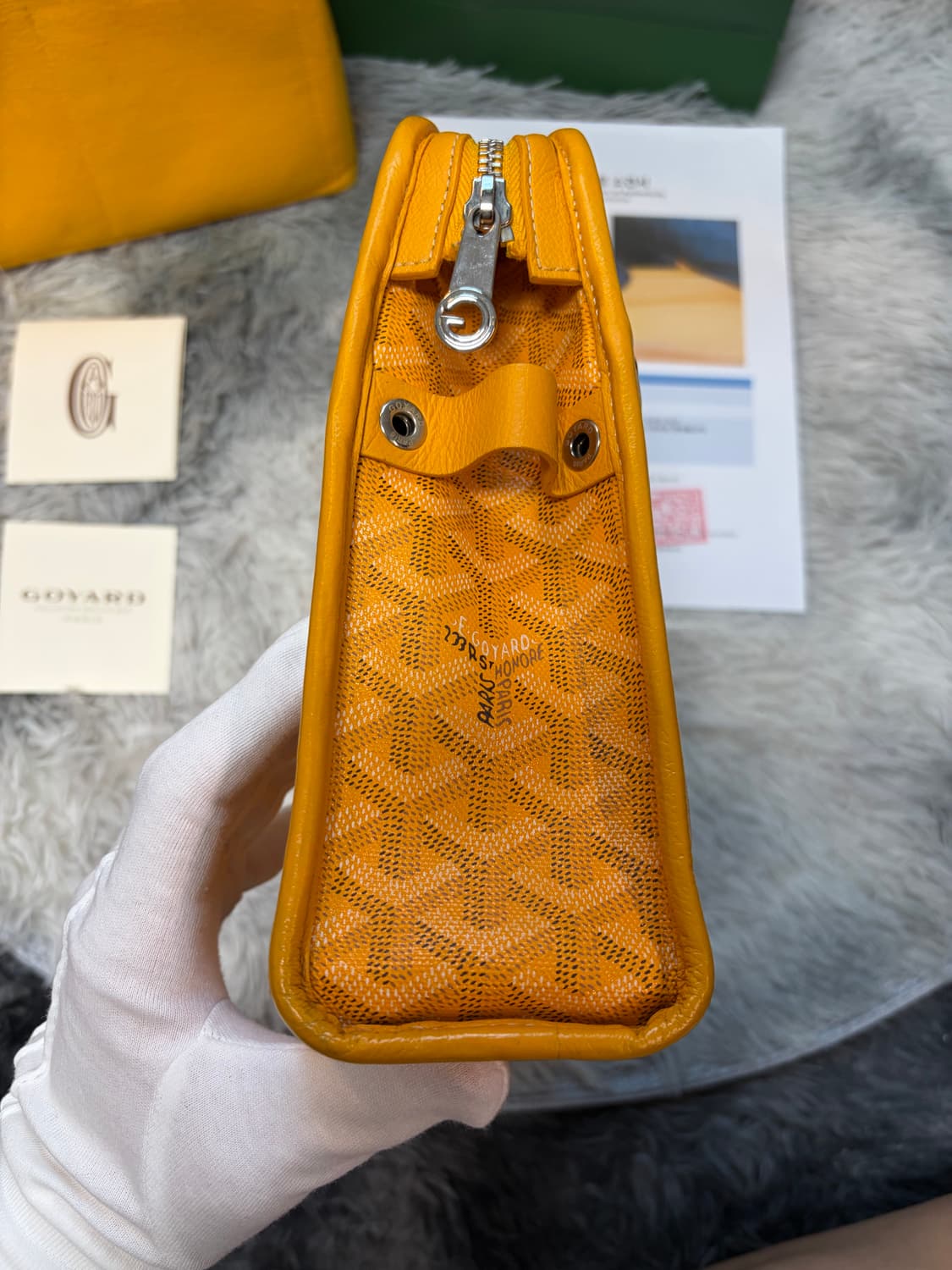 고야드 쥬방스 토일렛백 MM 옐로우 상품이미지6