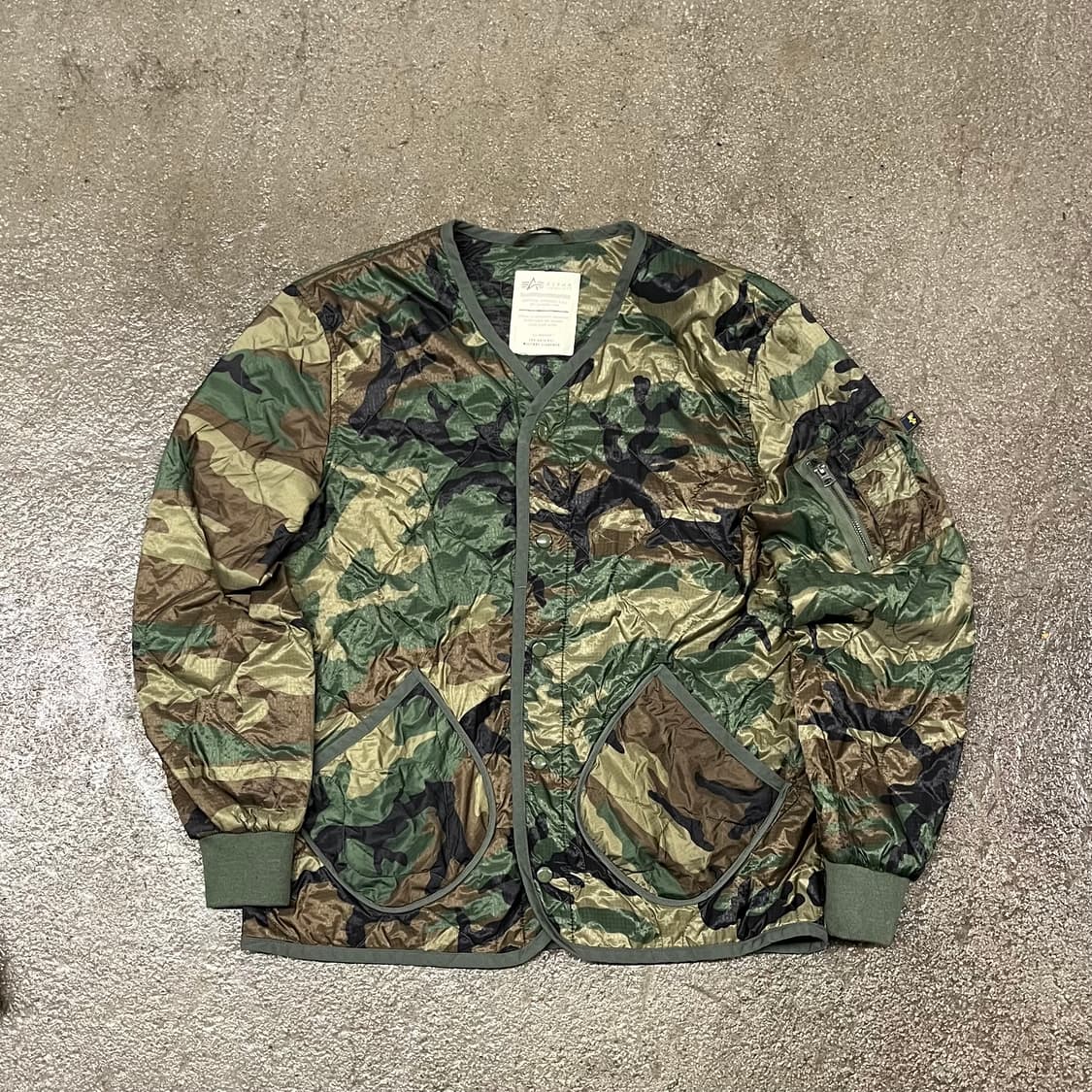 알파인더스트리 밀리터리 퀼팅 자켓 (100) 상품이미지1