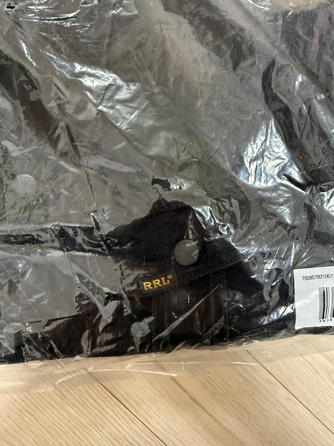 rrl 블랙 데님  트러커 자켓  lot271 상품이미지4