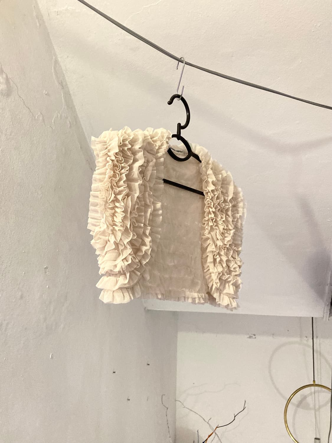 오글뽀글 베이지 탑 상품이미지4