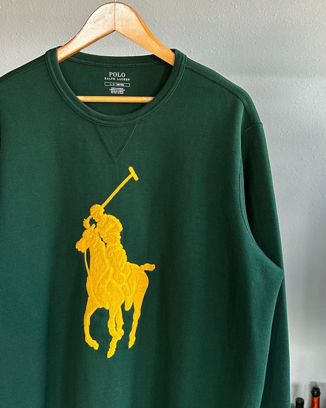 [L]폴로 랄프로렌 빅포니 그린 맨투맨 상품이미지2