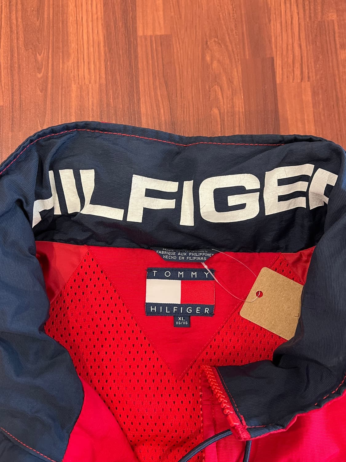 90s Tommy Hilfiger 타미힐피거 올드스쿨 나일론 집업 자켓 상품이미지9