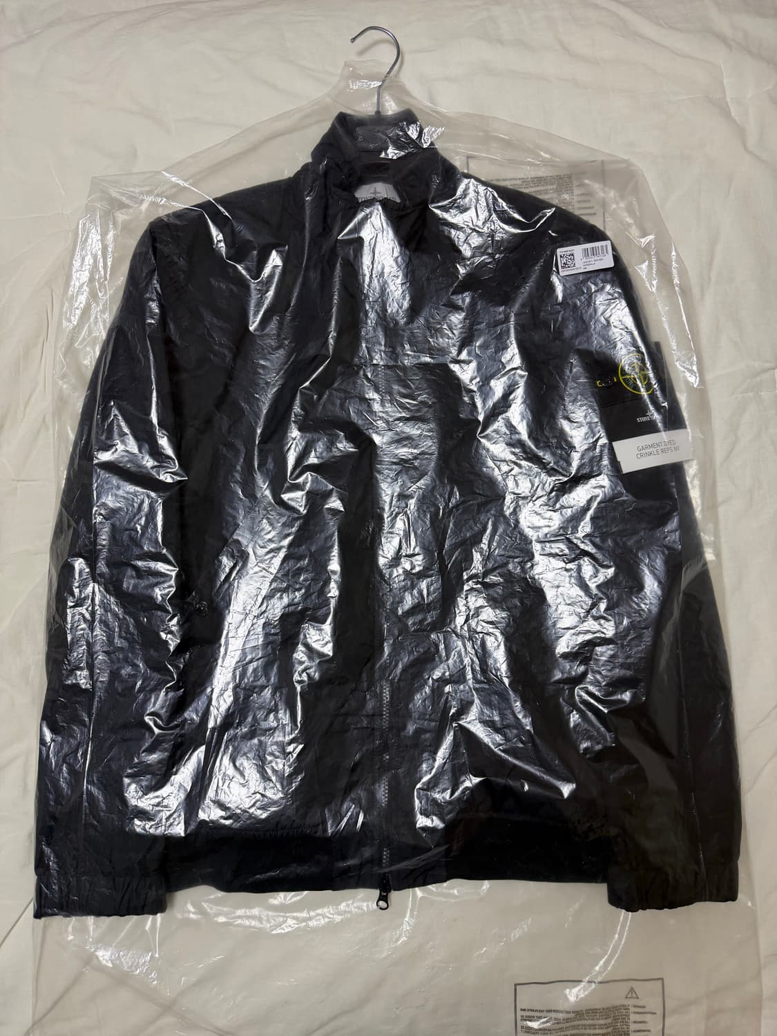 [L] 스톤아일랜드 26ss 크링클랩스 NY 자켓 블랙 상품이미지2