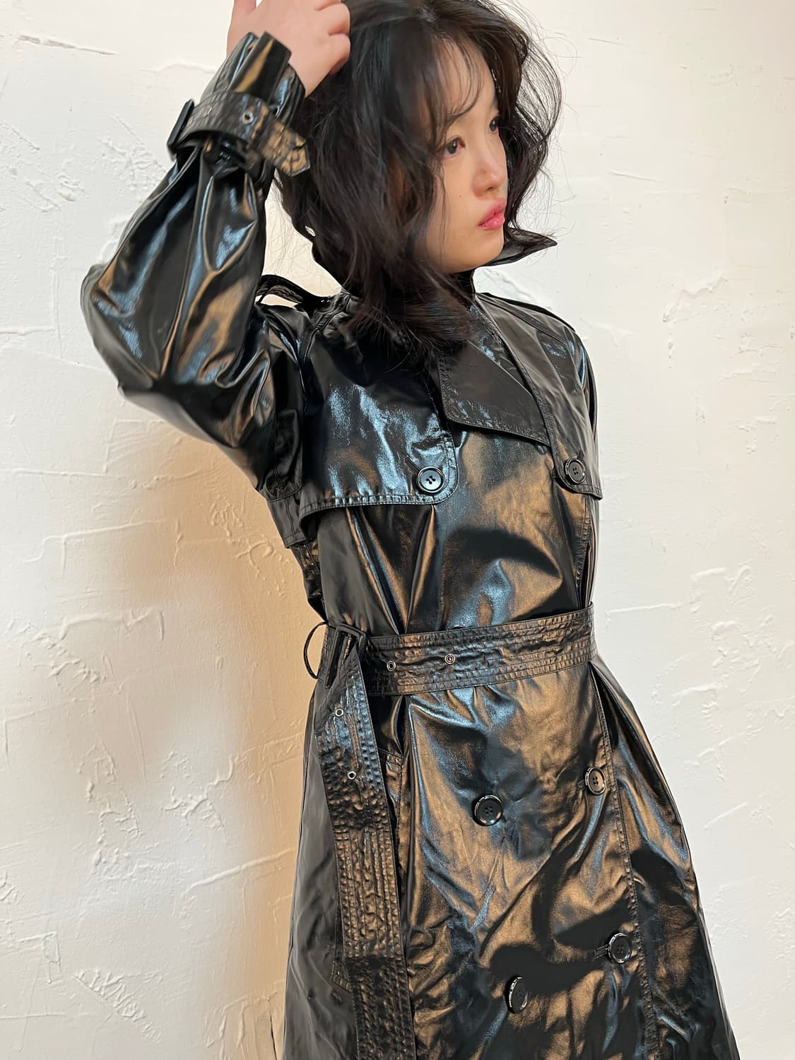 장 폴 고티에 에나멜 벨티드 트렌치 코트 상품이미지9