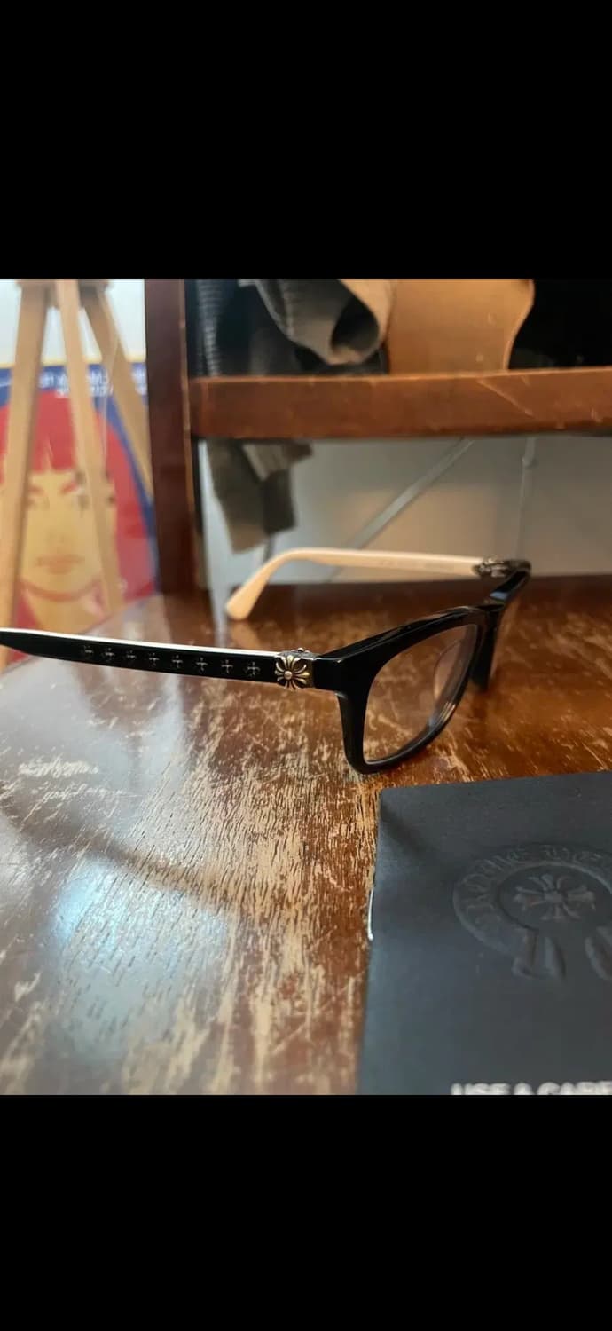 크롬하츠안경 micropoke 블랙 새상품 상품이미지3