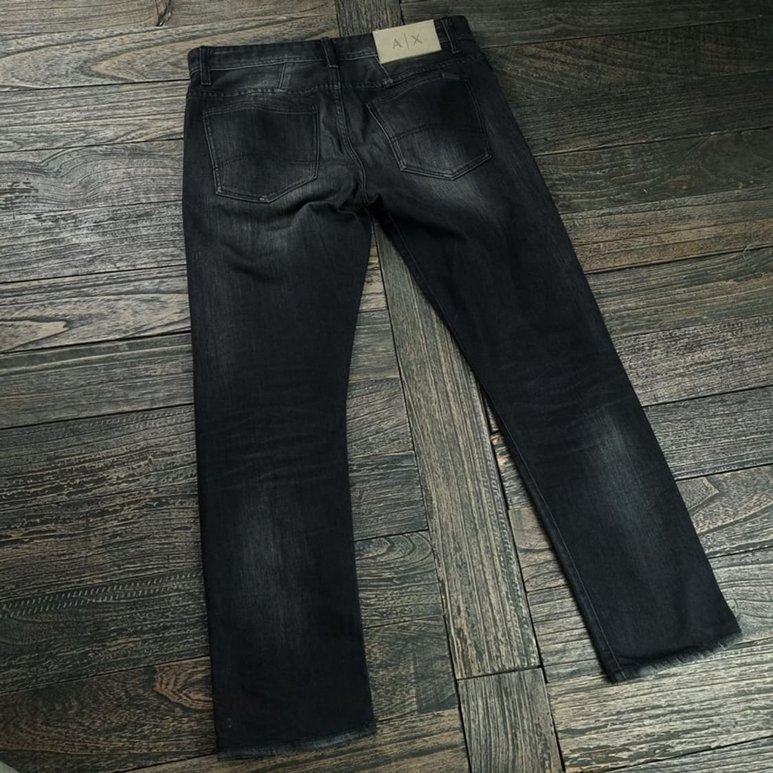 [아르마니] 슬림핏 흑청 블랙 데님 팬츠 청바지 P01409 상품이미지1