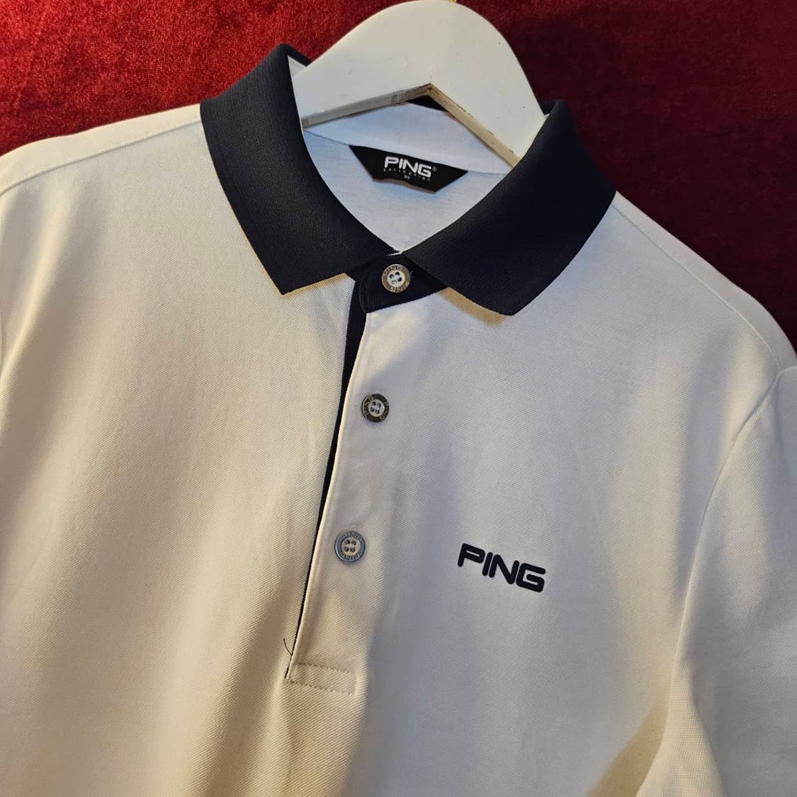 핑(PING) 카라 배색 기능성 반팔 카라티
95 size 상품이미지3