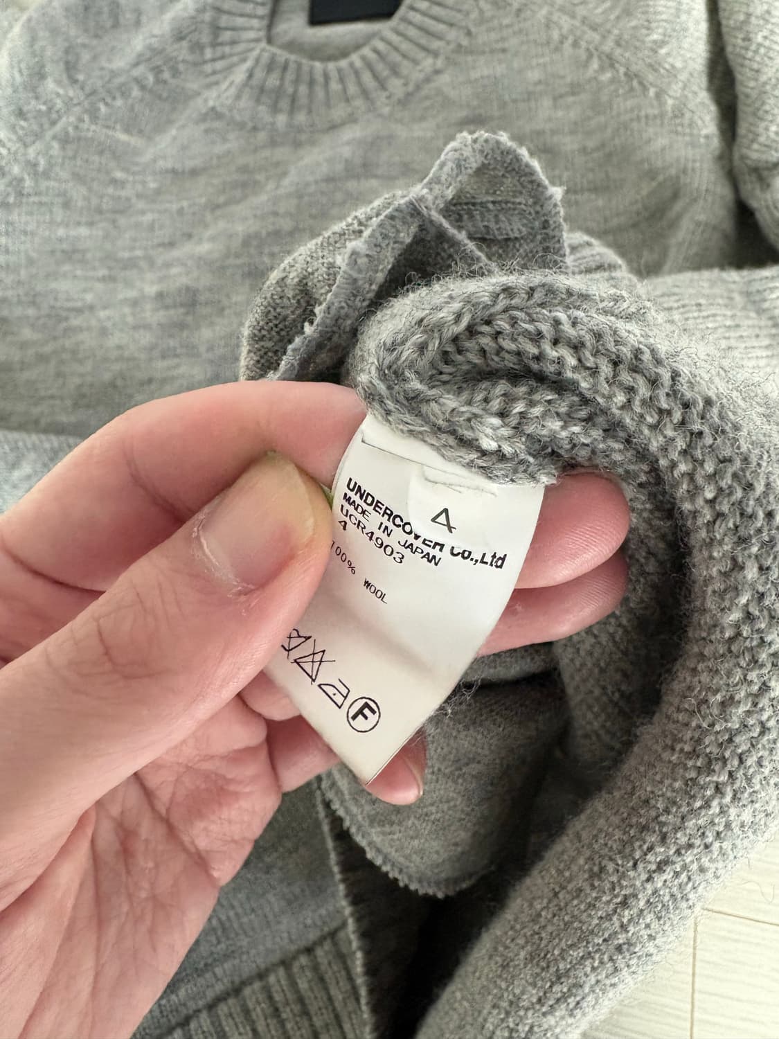 언더커버 지퍼 니트(4-100size) 상품이미지9