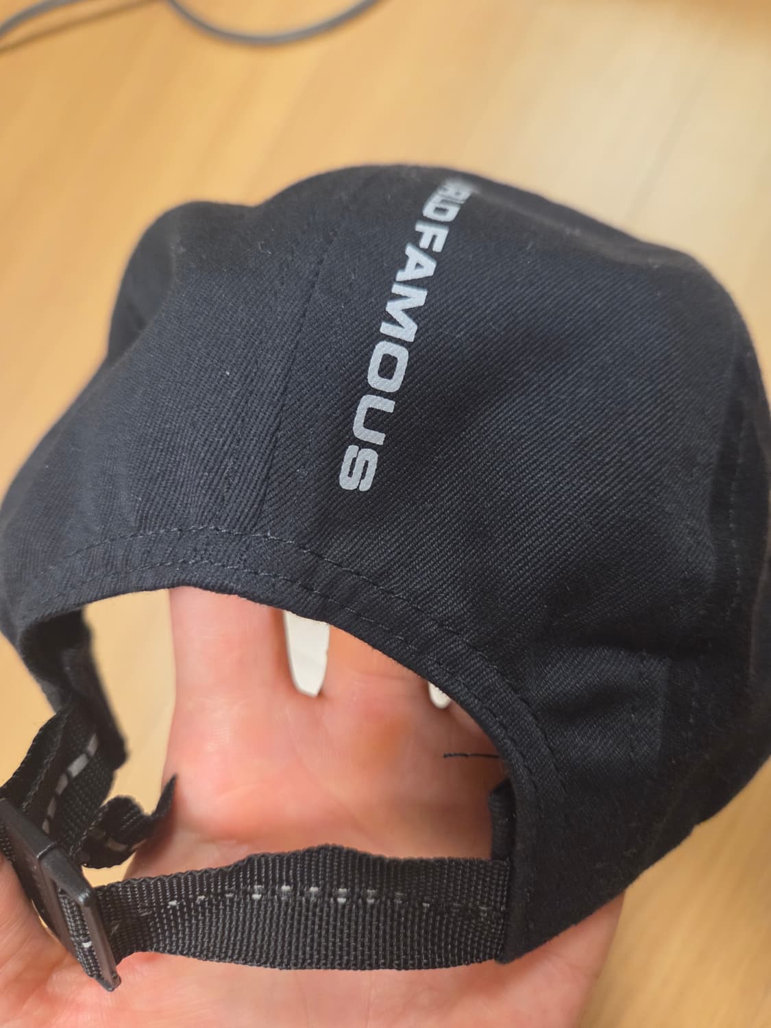 슈프림 캠프캡 블랙  상품이미지2