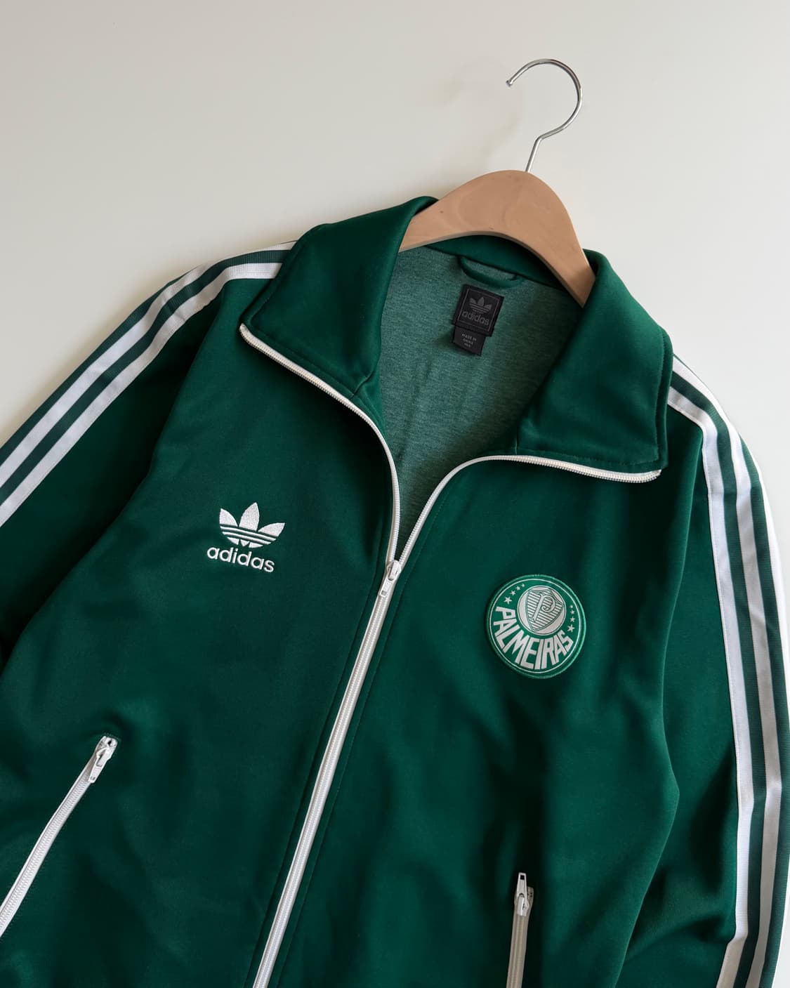 Adidas 아디다스 딥그린 컬러 팔메이라스 트랙탑 져지 상품이미지5