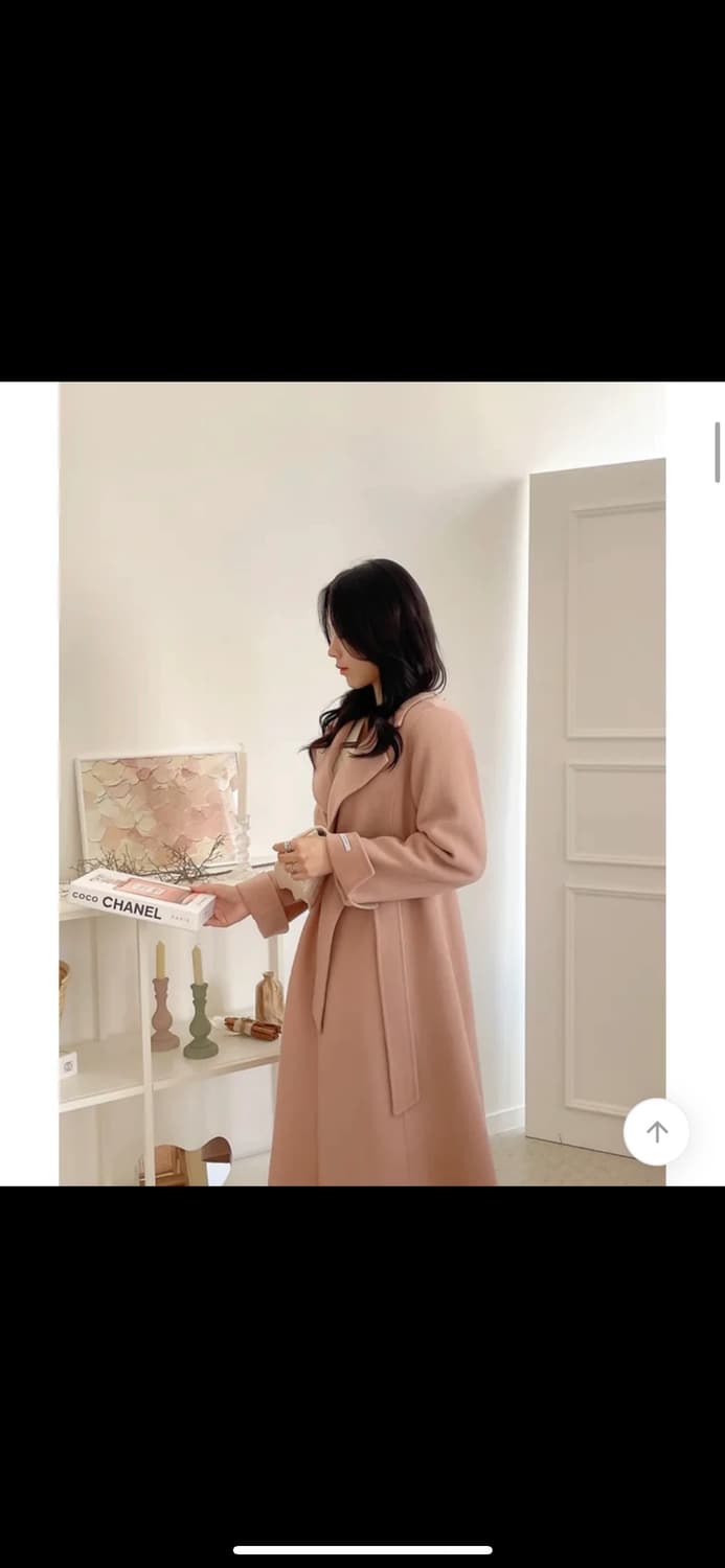 러빈 플레어 핸드메이드 울 100% 롱 코트 (새상품) 상품이미지6