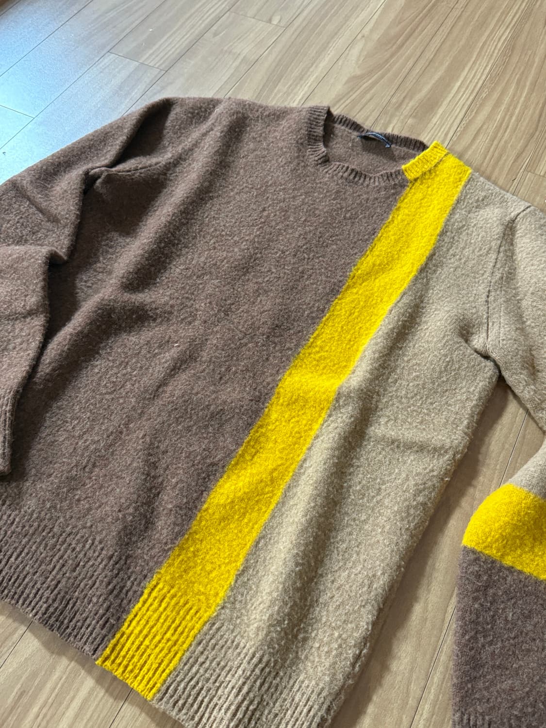 드루모어 양모 100%니트 46사이즈 상품이미지4