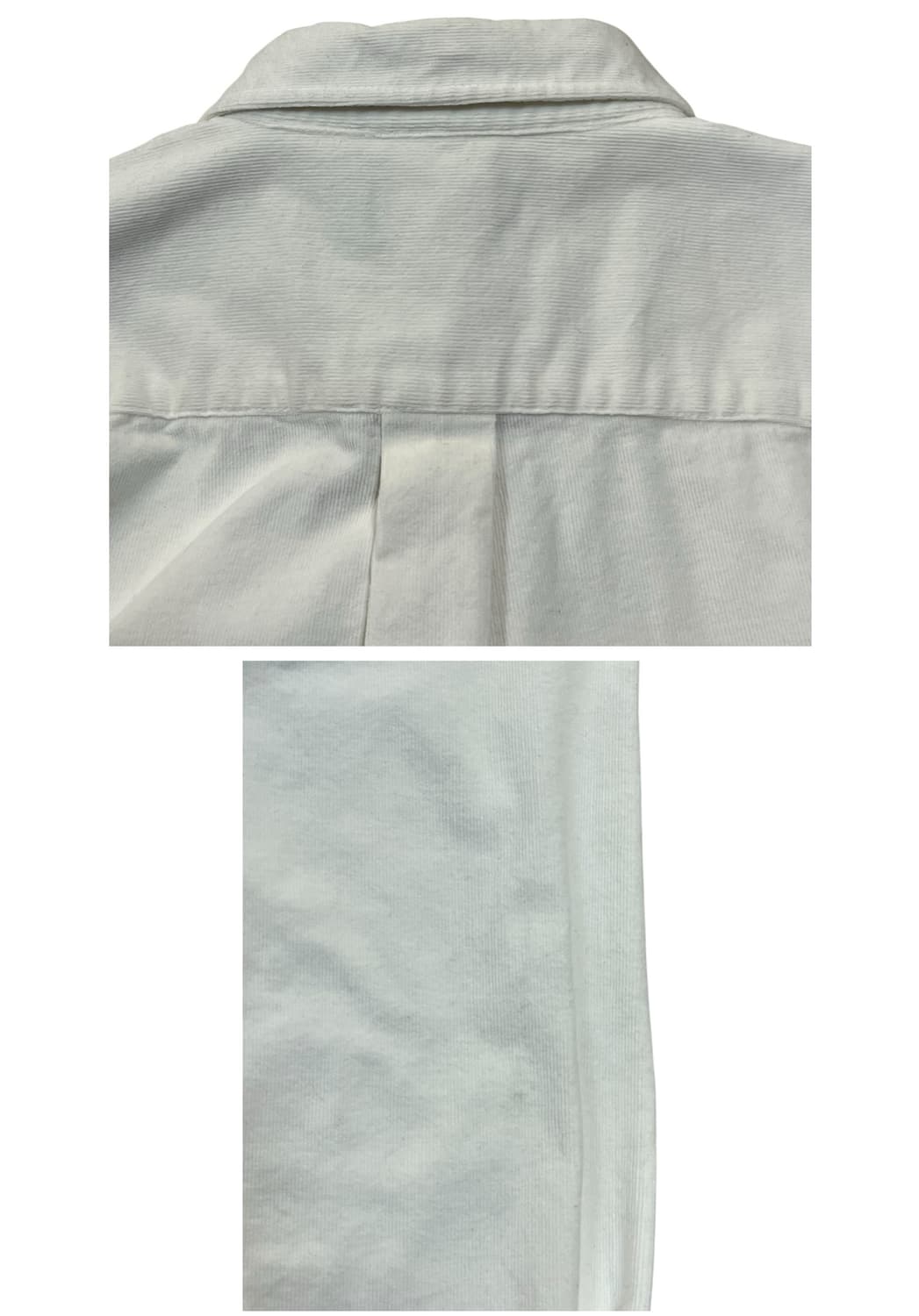 폴로 랄프로렌 코듀로이 셔츠 화이트 L #csz2063 상품이미지8