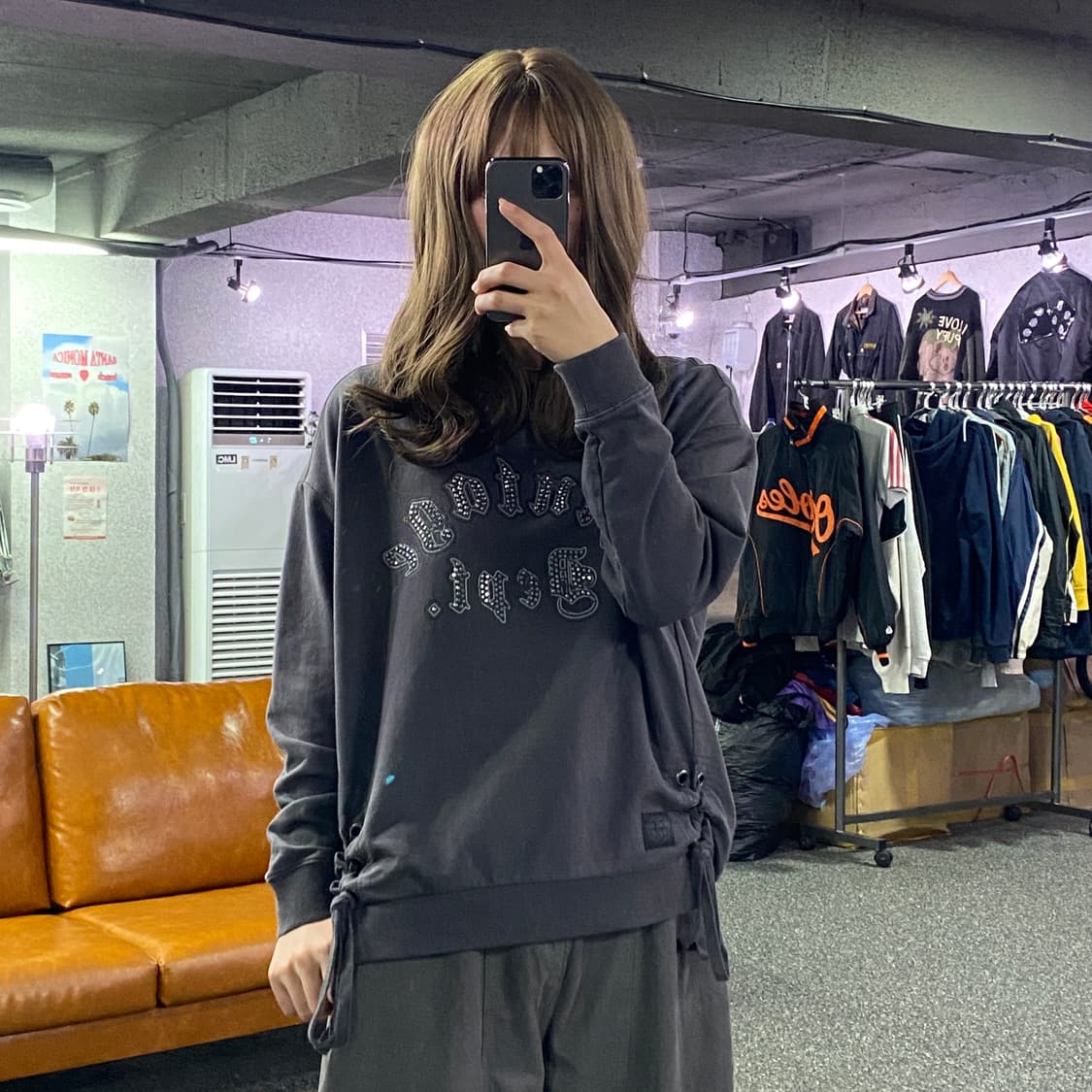 버카루 y2K 빈티지 맨투맨 B2589 상품이미지1