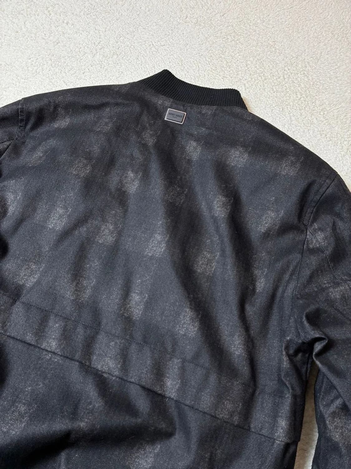 안토니모라토 피그먼트 체크 Ma-1 블루종 자켓 PN7636 상품이미지5