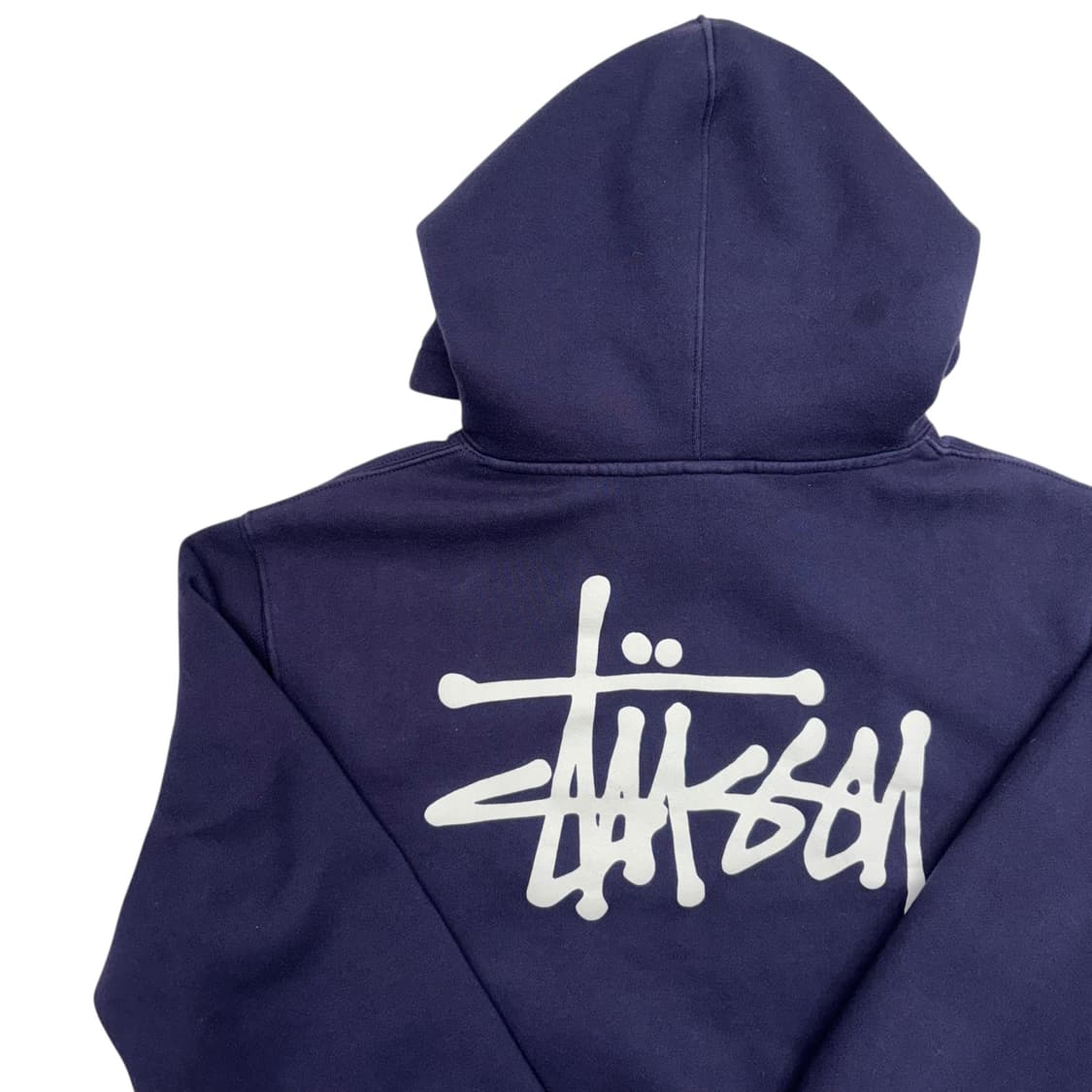 스투시 베이직 빅 로고 네이비 후드티 L 상품이미지2