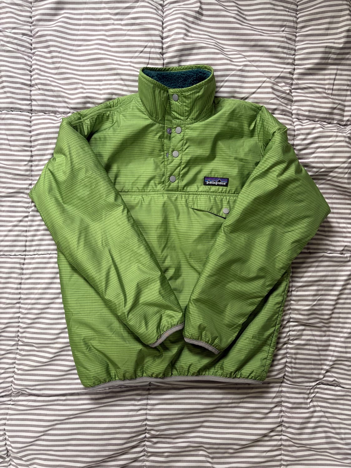 파타고니아 신칠라 리버시블 청록 키즈 여자s 상품이미지3
