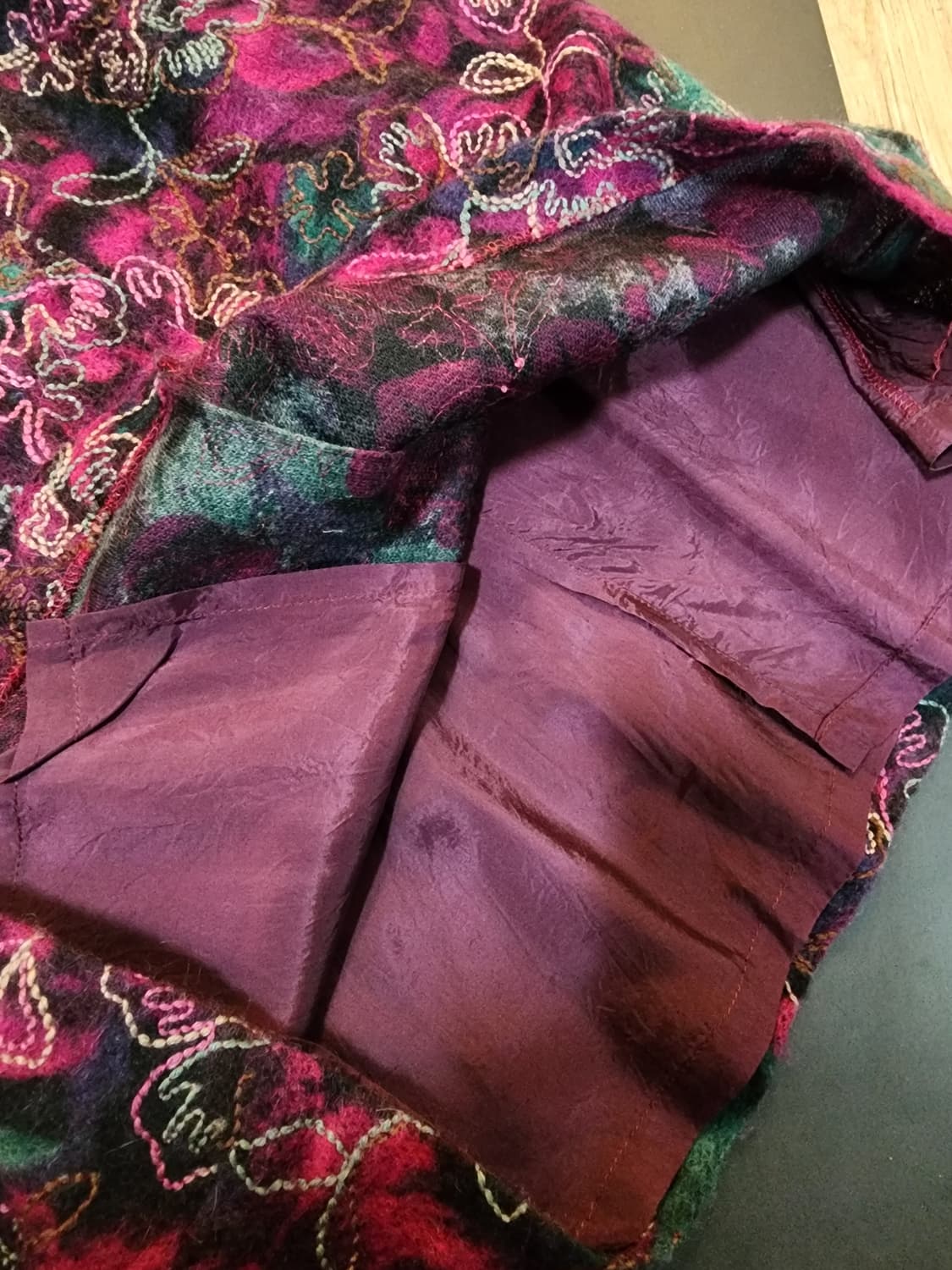 빈티지 수제 모헤어 스커트 44-55 상품이미지4