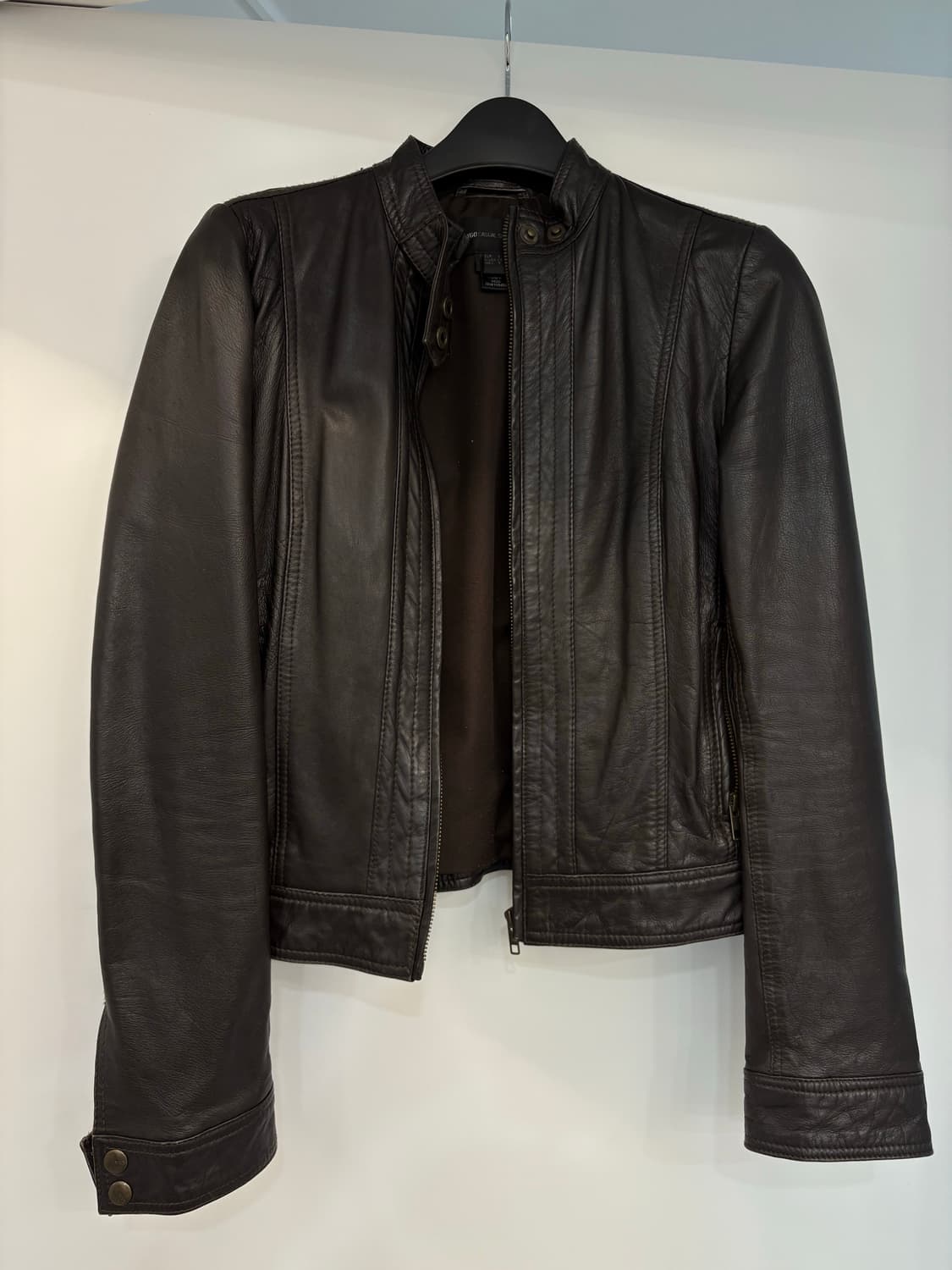 망고 가죽자켓 상품이미지1