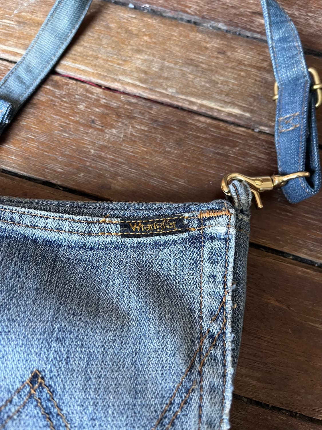 렝글러 크로스백 업사이클링 상품이미지2