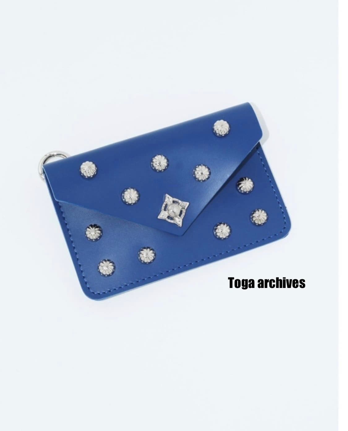 [OS] 토가 아카이브 스터드 카드 지갑 네이비  상품이미지1