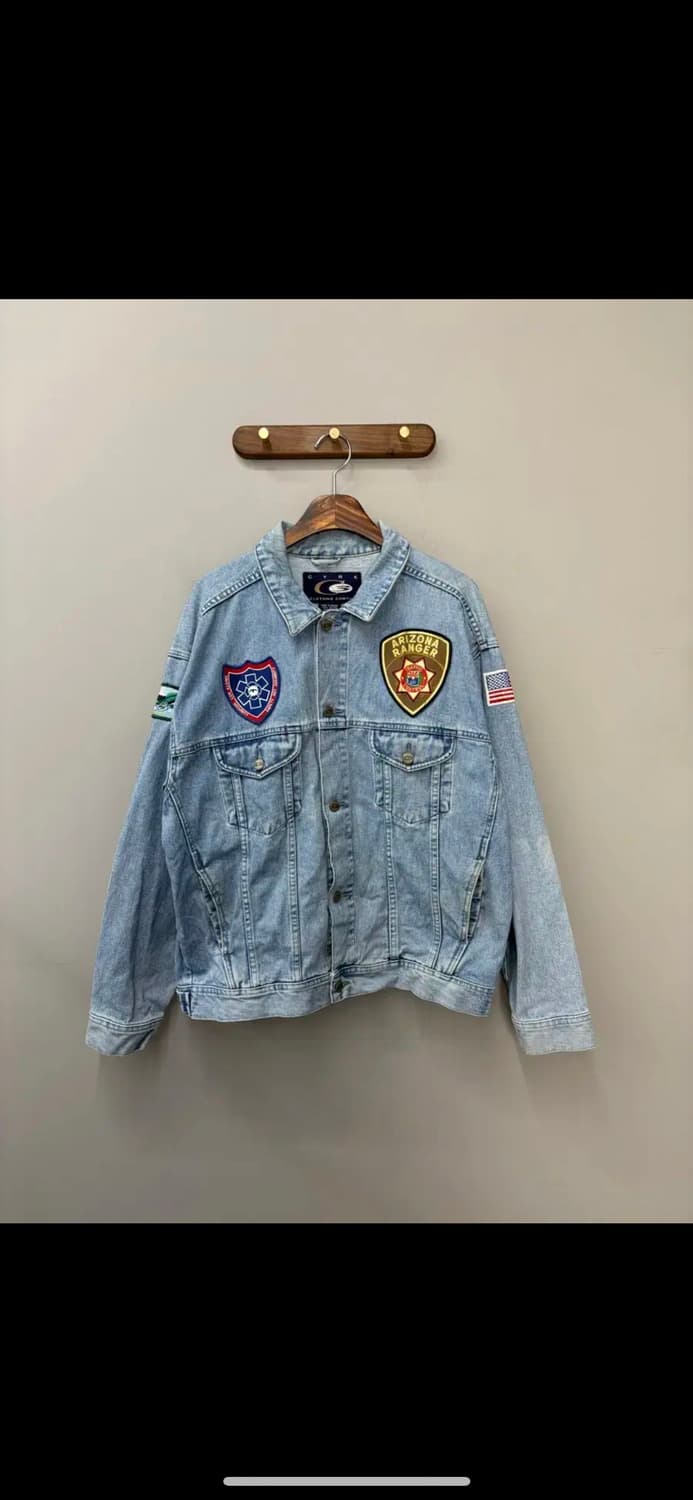 Cyrk 빈티지 패치 데님 재킷 H913 상품이미지2