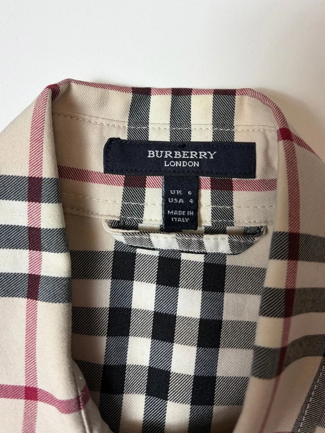 버버리 00's 시그니처 노바체크 카라 원피스 PN9228 상품이미지6