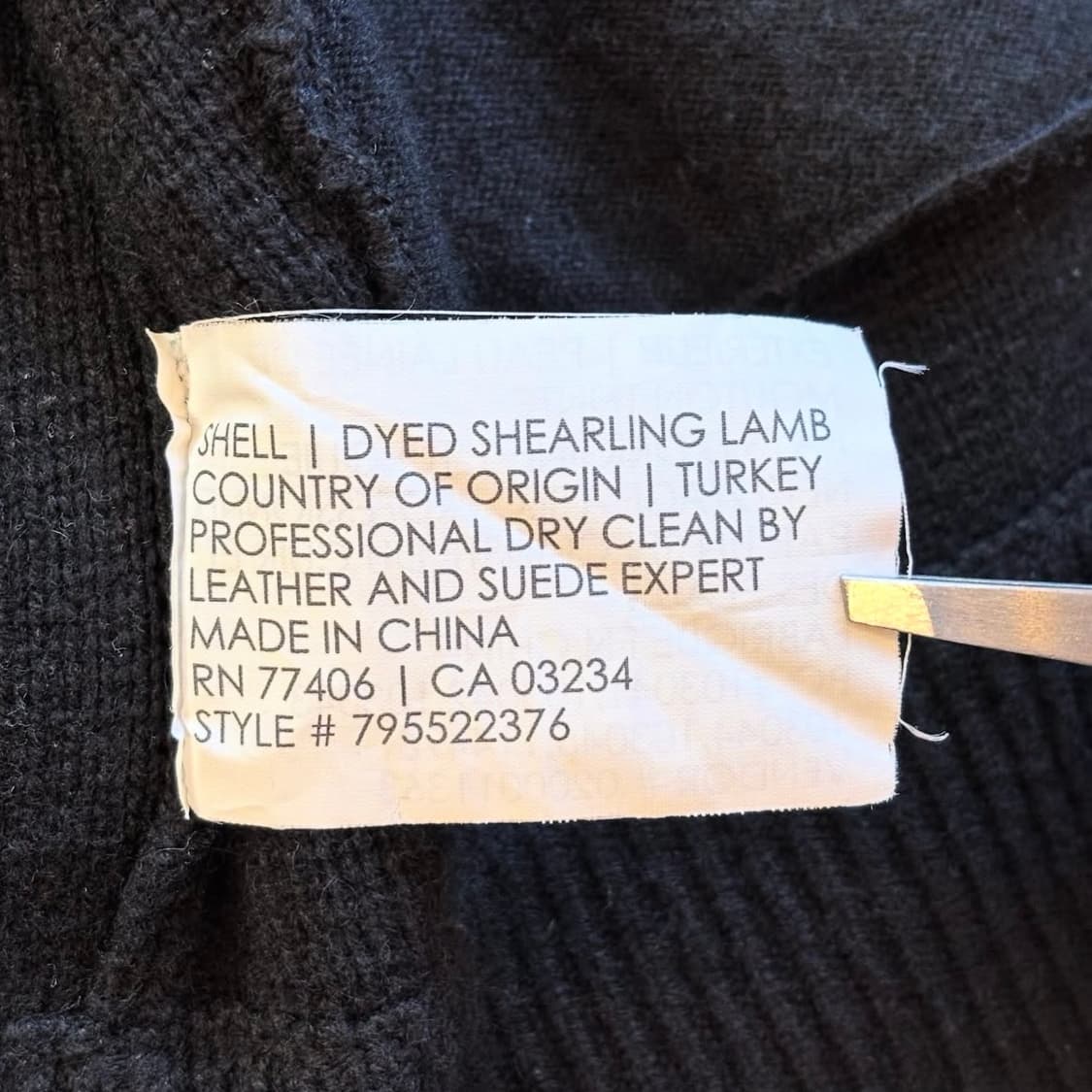 클럽 모나코 쉽스킨 무스탕 자켓 상품이미지9