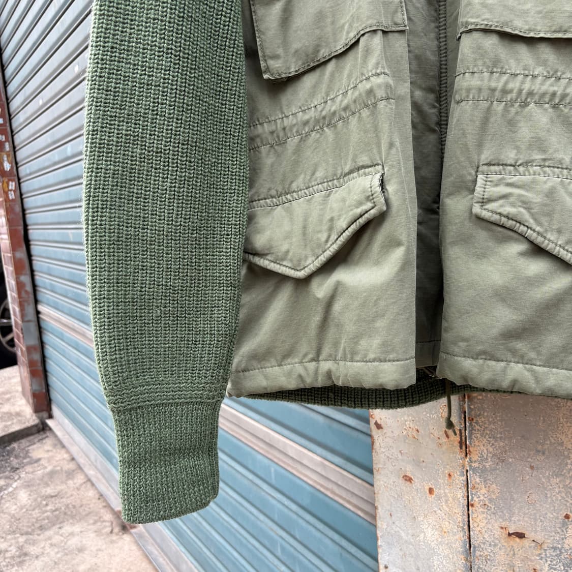 폴로 진스 니트 & 코튼 믹스 M65 필드자켓 상품이미지7