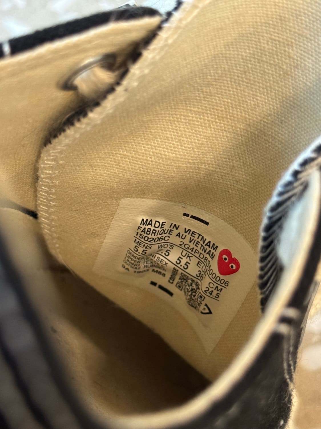 Comme des Garçons Play Chuck 70 Low 상품이미지6