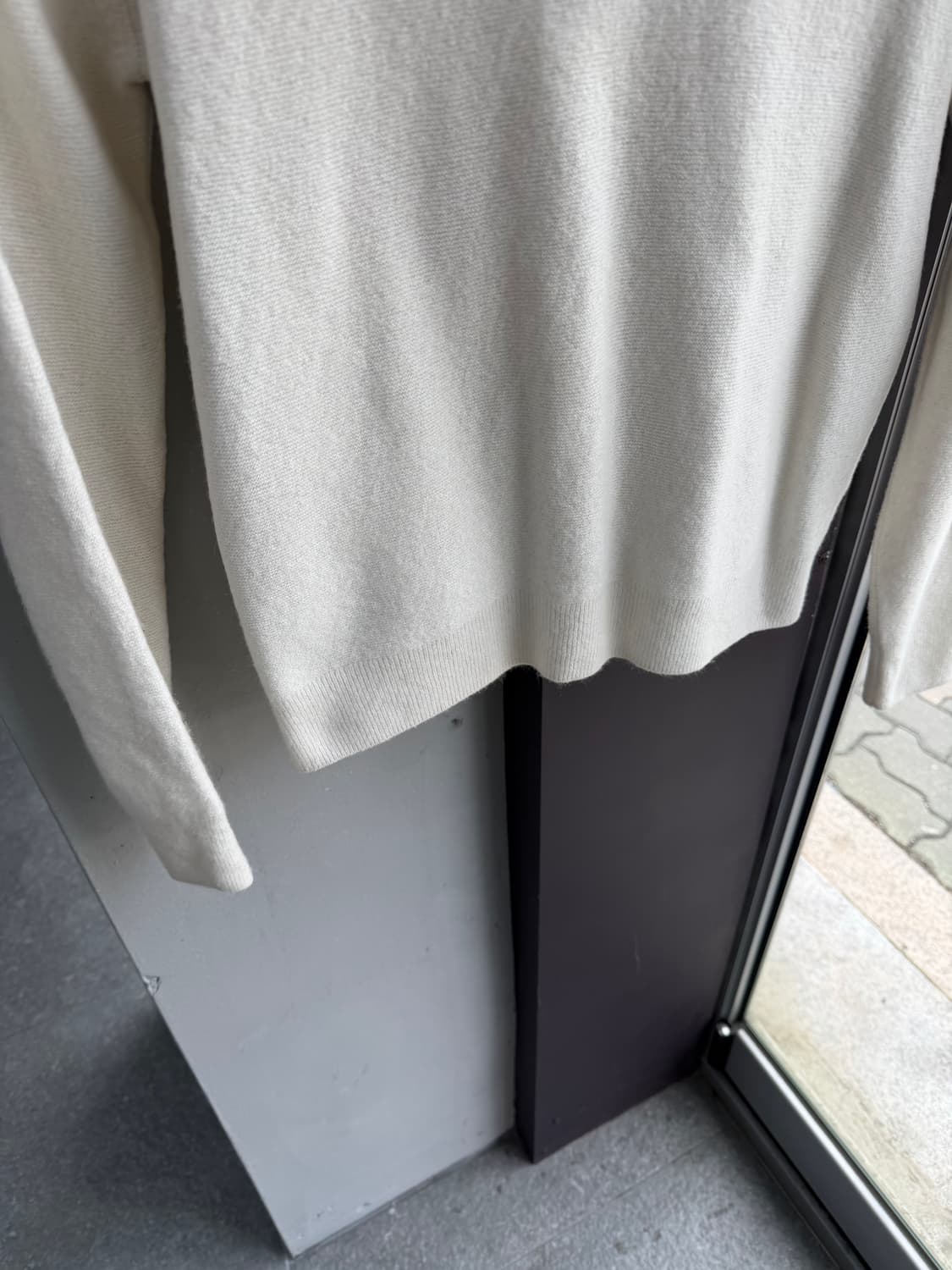 S/ 헤리티지플로스 캐시미어 블랜딩 폴로 니트 상품이미지5