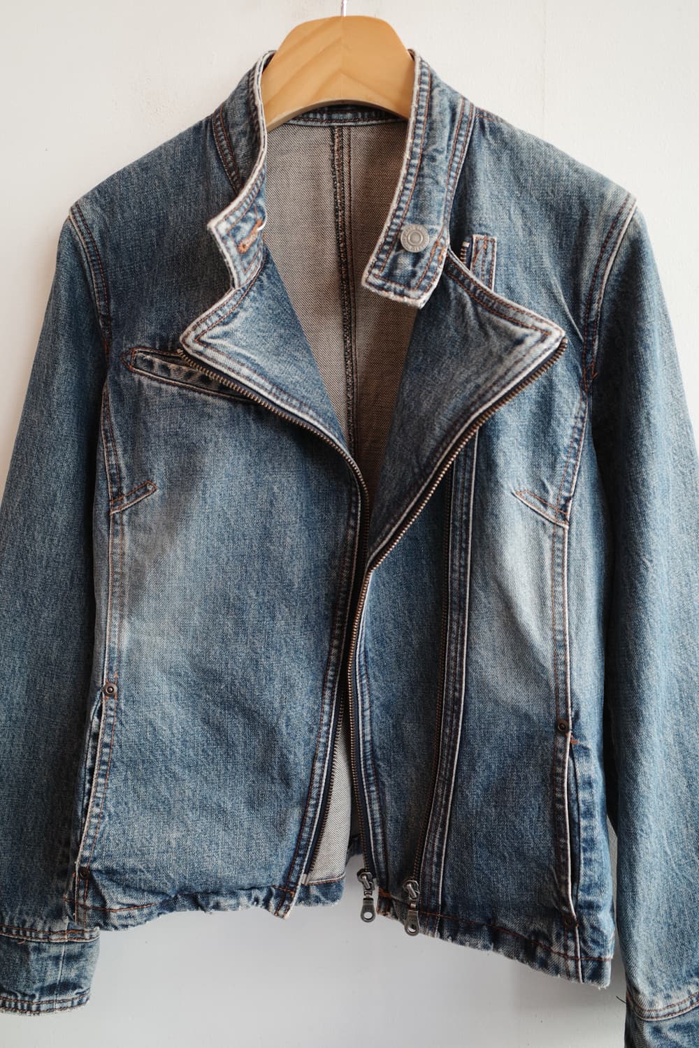 COMME CA MODELS 데님 라이더 자켓  상품이미지2