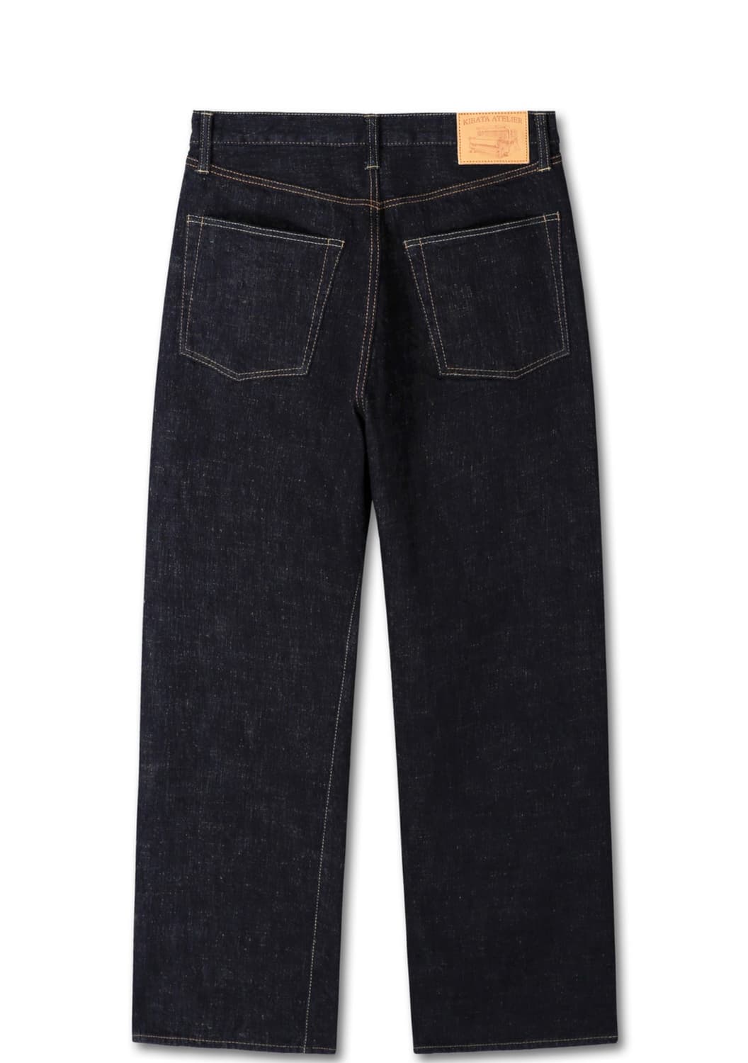 키바타 카스리 슌코 인디고 와이드 데님 팬츠 3 사이즈 상품이미지2