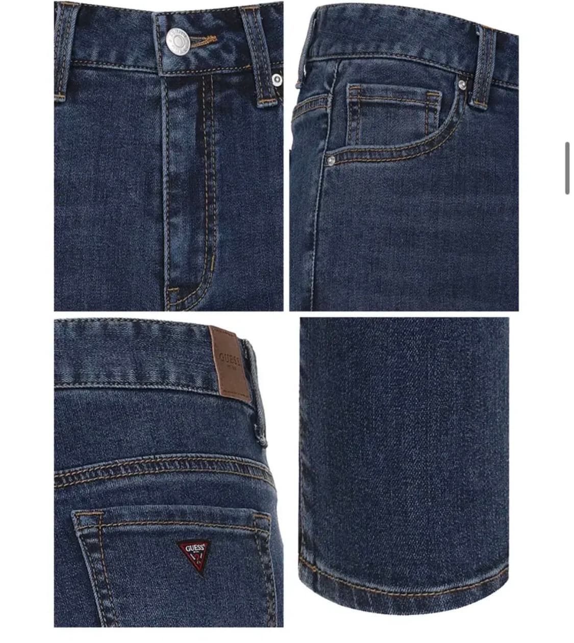(새상품)게스 블루 데님 청바지 여성 슬림 스트레이트 상품이미지8