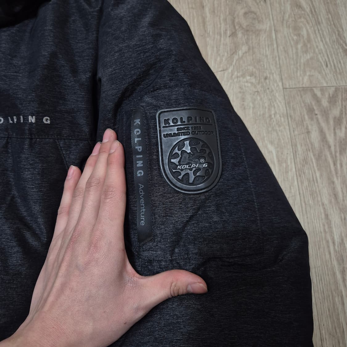 콜핑 아웃도어 1983 우모 구스다운 후드 패딩 점퍼 XL(105) 상품이미지4