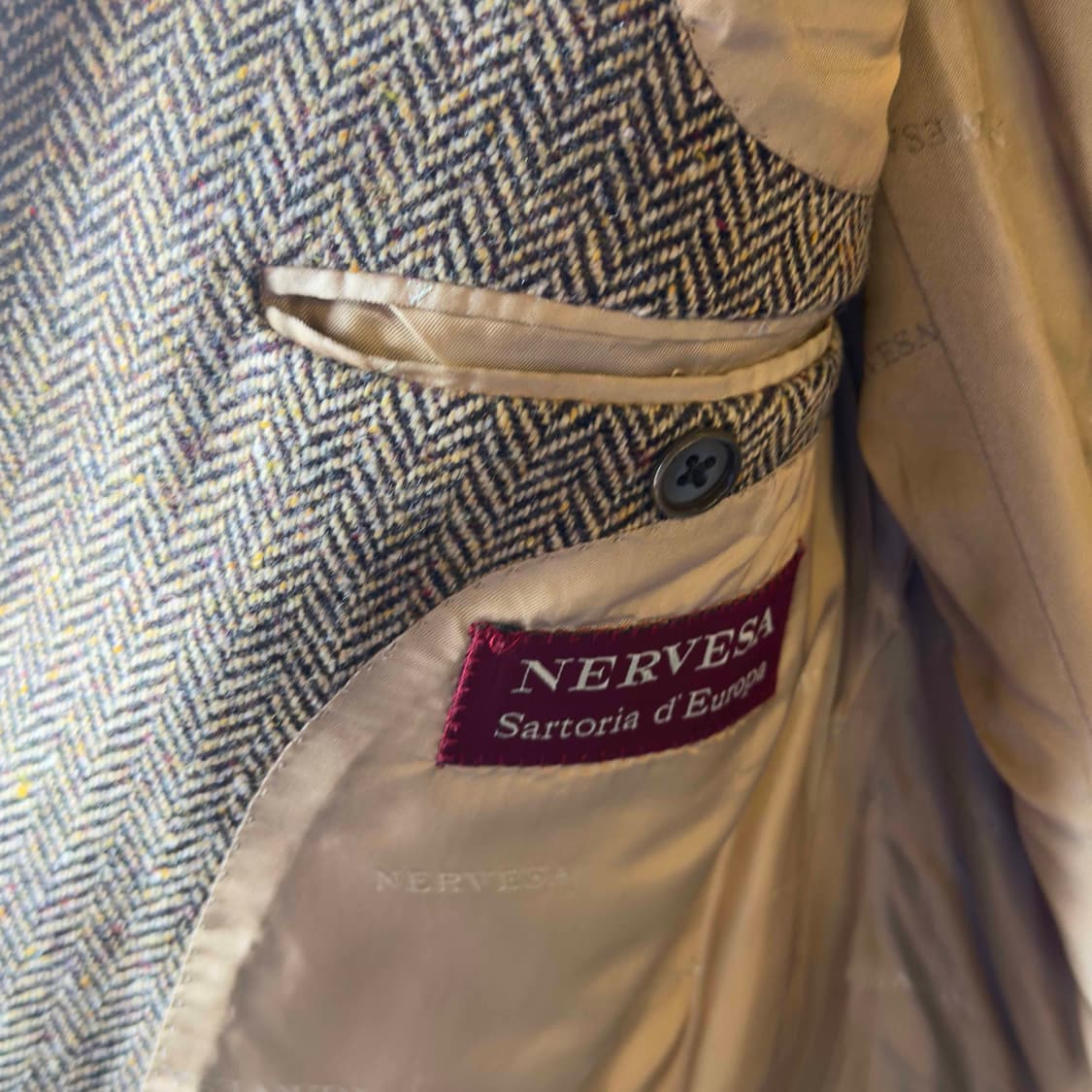 Nervesa 램스울 헤링본 블레이저 ITALY 상품이미지6