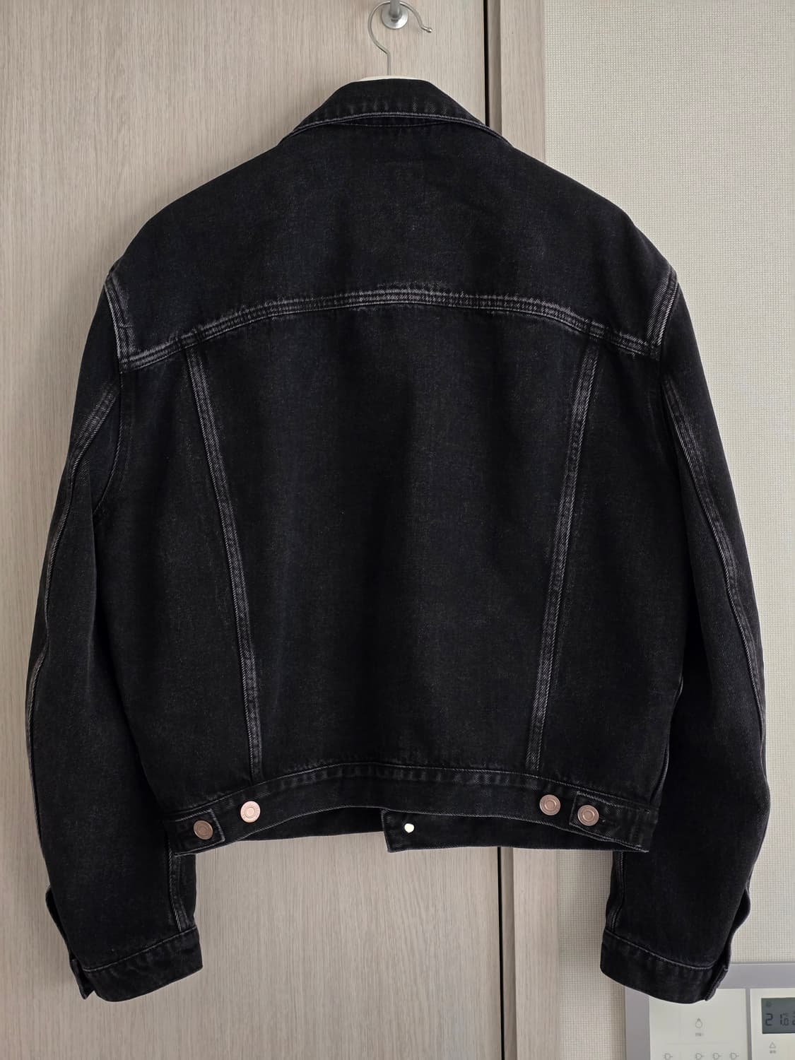 렉토 빈센트 데님 트러커 블랙 M 새제품 상품이미지3