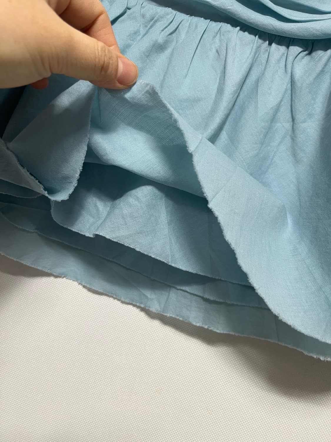 Earl Jean 얼진 하늘색 셔링 미니 스커트 26 상품이미지6