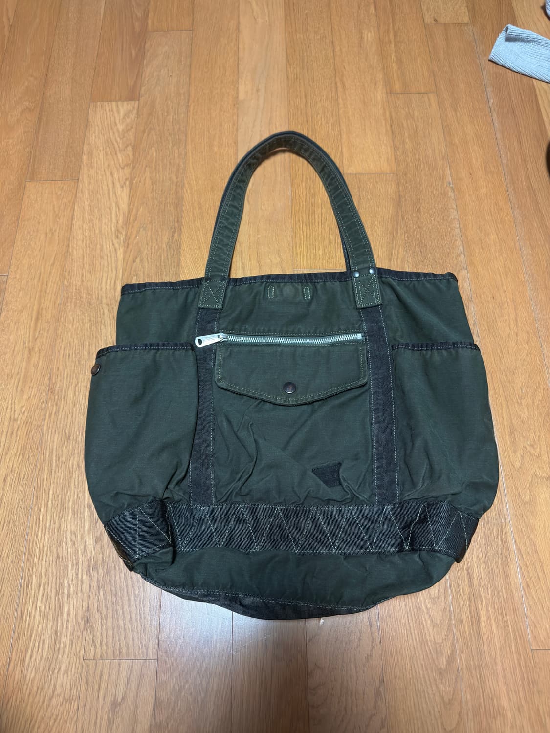 포터 crag 크랙 토트백 올리브 상품이미지3