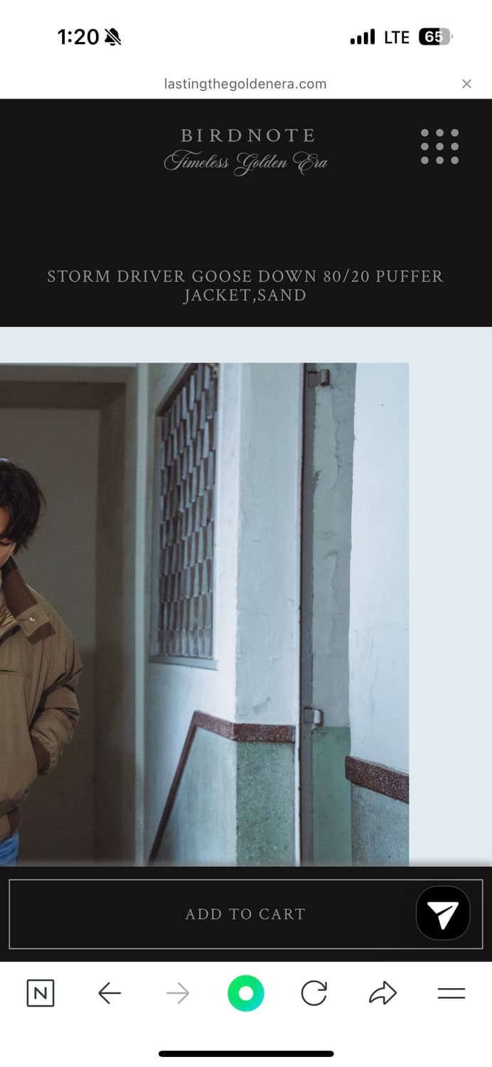 Birdnote storm driver jacket 상품이미지7