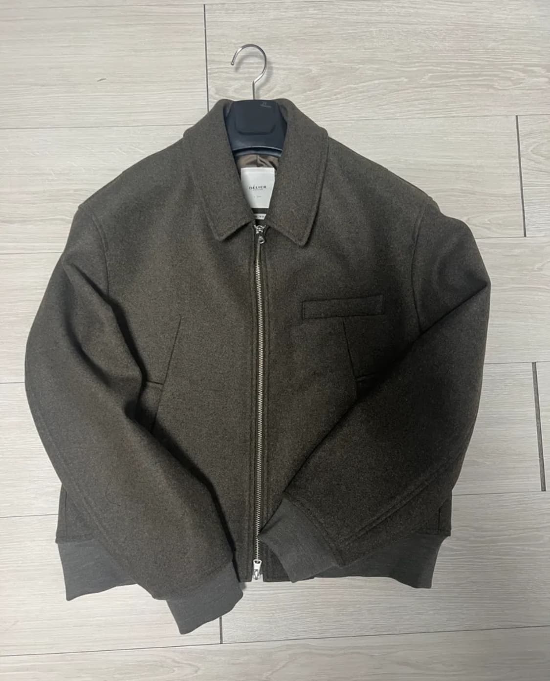 벨리에 시트 트립 블루종 L 사이즈 마레 브라운 상품이미지3