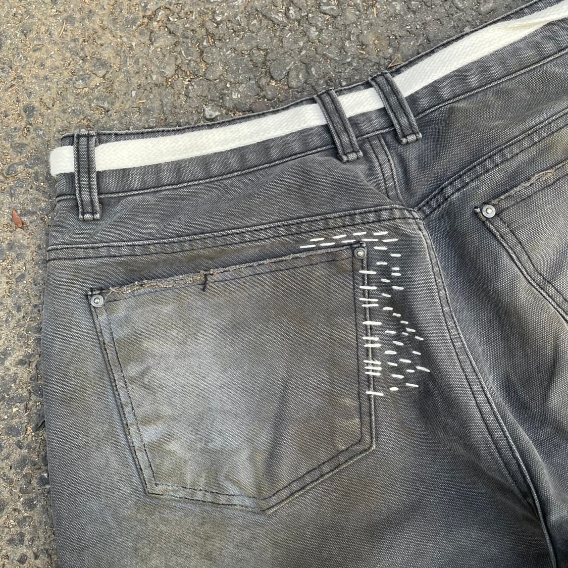 로스트타운서플라이 30Years Dying 워크팬츠 Sashiko 상품이미지6